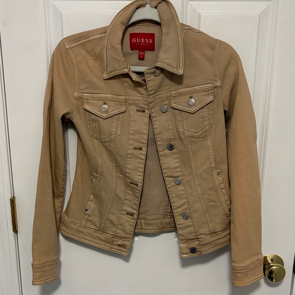 GUESS Women's Camel Denim Jacket